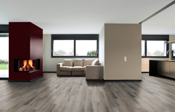 Saphir Plus Vinylboden Eiche Graubeige